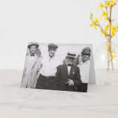 ヴィンテージカンザスシティー移民1909 カード (黄色い花)