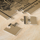 ヴィンテージカンザス地図(1912) – タン ジグソーパズル (側面)