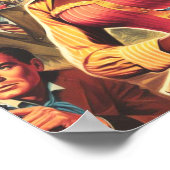 ヴィンテージカントリーウェスタン女性 ポスター (角)