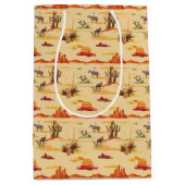 ヴィンテージカントリーウエスタンカウボーイ ミディアムペーパーバッグ (正面)