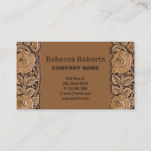 ヴィンテージカントリーカウガールのツーリング革ウェスタン 名刺