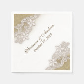 ヴィンテージカントリーガラ スタンダードカクテルナプキン (正面)