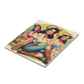 ヴィンテージカントリーガールズ タイル (側面)