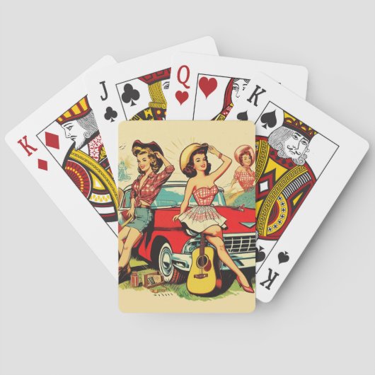 ヴィンテージカントリーガールズ トランプ (裏面)