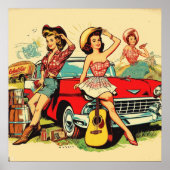 ヴィンテージカントリーガールズ ポスター (正面)