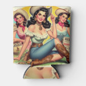 ヴィンテージカントリーガールズ 缶クーラー (正面)