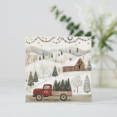 ヴィンテージカントリークリスマスアットザファーム シーズンカード (スタンド正面)