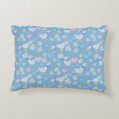 ヴィンテージカントリーゲーズパターンモノグラム アクセントクッション (裏面)