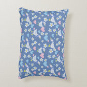 ヴィンテージカントリーゲーズパターンモノグラム アクセントクッション (裏面(縦))