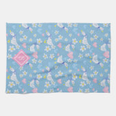 ヴィンテージカントリーゲーズパターンモノグラム キッチンタオル (横)