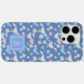 ヴィンテージカントリーゲーズパターンモノグラム Case-Mate iPhoneケース (裏面 (横))
