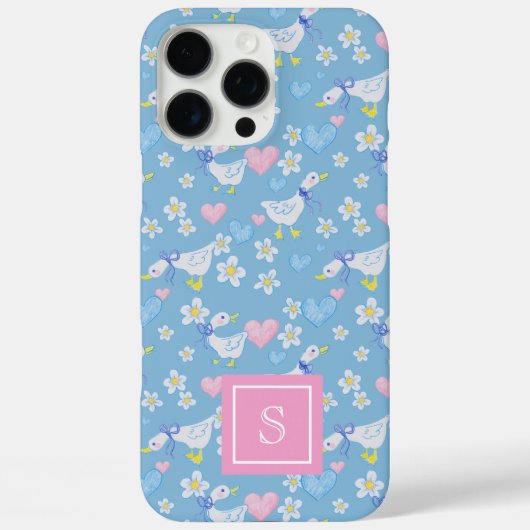 ヴィンテージカントリーゲーズパターンモノグラム Case-Mate iPhoneケース (裏面)