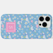 ヴィンテージカントリーゲーズパターンモノグラム Case-Mate iPhoneケース (裏面 (横))