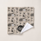 ヴィンテージカントリーチキンロースター卵モノグラム バスタオルセット