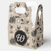 ヴィンテージカントリーチキンロースター卵モノグラム フェイバーボックス (オープン)