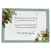 ヴィンテージカントリーチャーチアンドホリー ラージペーパーバッグ (裏面)