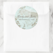 ヴィンテージカントリーバーンアクア ラウンドシール (バッグ)