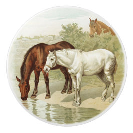 ヴィンテージカントリーファームウマ セラミックノブ