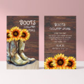 ヴィンテージカントリーファームサンフラワー素朴自然 名刺