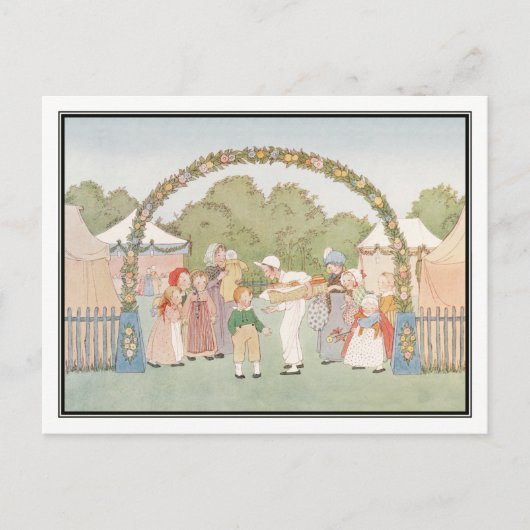 ヴィンテージカントリーフェアby H. Willebeek Le Mair ポストカード (正面)