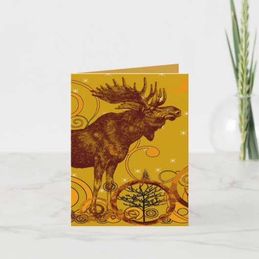 ヴィンテージカントリームースサンキュー サンキューカード (正面)