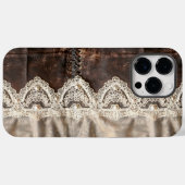 ヴィンテージカントリーレザーレーススタイルウィメンズ Case-Mate iPhoneケース (裏面 (横))