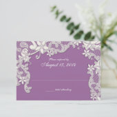 ヴィンテージカントリーレーススタイルデザイン応答 出欠カード (スタンド正面)