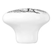 ヴィンテージカントリーロースターホームデコーツノブ セラミックノブ (側面)