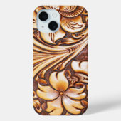 ヴィンテージカントリー工具付きレザーウェスタン Case-Mate iPhoneケース (裏面)