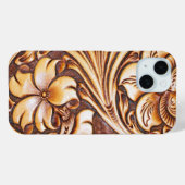 ヴィンテージカントリー工具付きレザーウェスタン Case-Mate iPhoneケース (裏面 (横))