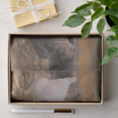 ヴィンテージカントリー納屋周囲の庭チキン 薄葉紙 (ギフト)