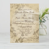 ヴィンテージカントリー結婚バーンズ 招待状 (スタンド正面)