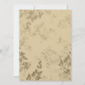 ヴィンテージカントリー結婚バーンズ 招待状 (裏面)