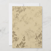 ヴィンテージカントリー結婚バーンズ 招待状 (裏面)