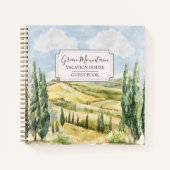 ヴィンテージカントリー自然バケーションハウスゲストブック ノートブック (正面)