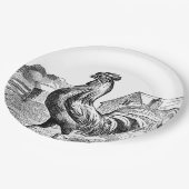 ヴィンテージカントリー農園鶏パーティー ペーパープレート (アングル)