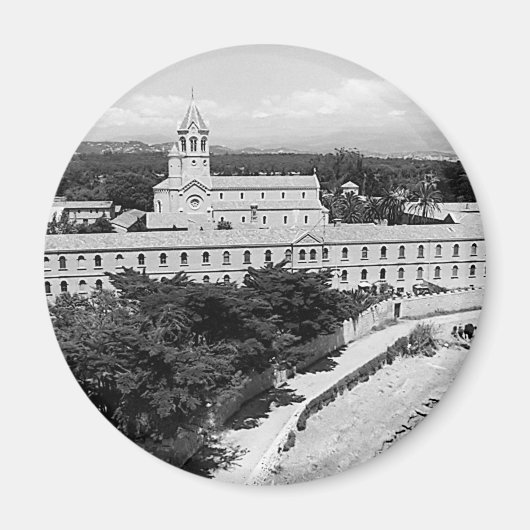 ヴィンテージカンヌサンノワート島修道院 マグネット (正面)