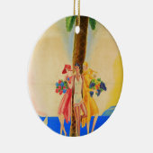 ヴィンテージカンヌフランスの旅行 セラミックオーナメント (右)