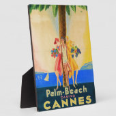 ヴィンテージカンヌフランスの旅行 フォトプラーク (側面)