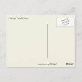 ヴィンテージカンヌ旅行広告 ポストカード (裏面)