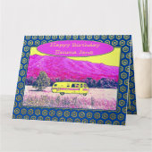 ヴィンテージカンパーバンハッピーバースデーハッピーカンパー カード (正面)