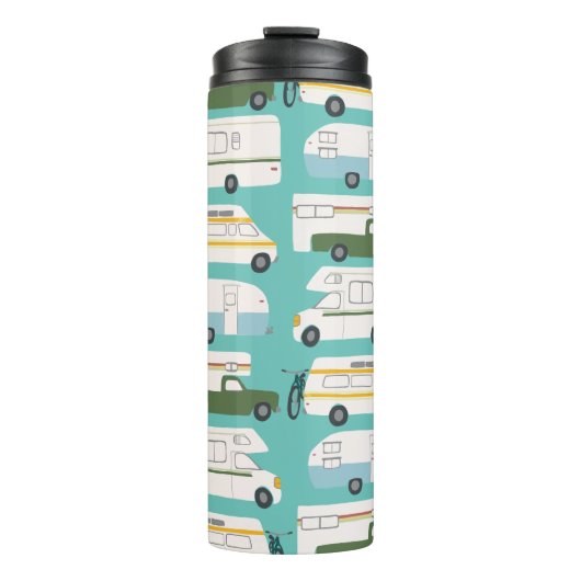 ヴィンテージカンパーバンライフトレーラーモーターホームRV タンブラー (正面)