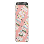 ヴィンテージカンパーヴァンライフトレーラーモーターホームピンク タンブラー (裏面)