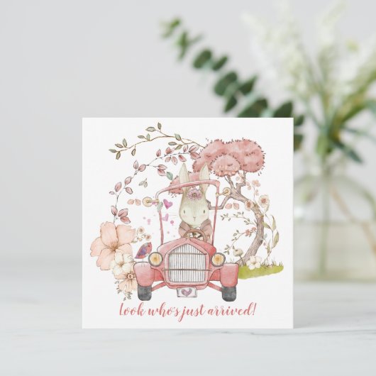 ヴィンテージカーかわいいバニーガール誕生のお知らせ (スタンド正面)