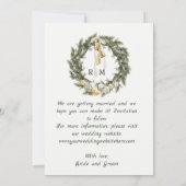 ヴィンテージカーのクリスマス　保存日付のお知らせ招待状 招待状 (裏面)