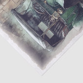 ヴィンテージカーのデコパージュ 薄葉紙 (詳細)