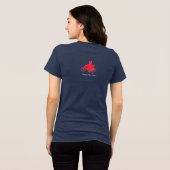 ヴィンテージカーの集まり ポップアート トライブレンドTシャツ (裏面全面)