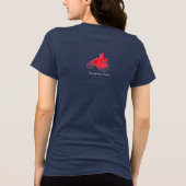 ヴィンテージカーの集まり ポップアート トライブレンドTシャツ (裏面)
