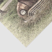 ヴィンテージカーアンティークオールド素朴セピアデクページ 薄葉紙 (詳細)