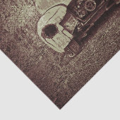 ヴィンテージカーアンティークテ素朴クスチャセピアデコパージュ 薄葉紙 (詳細)